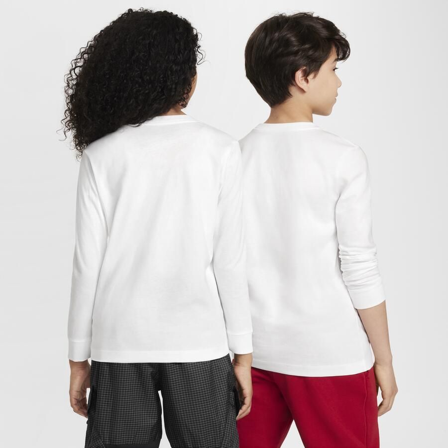 Nike T-shirt met lange mouwen voor kids Wit - Foto 4