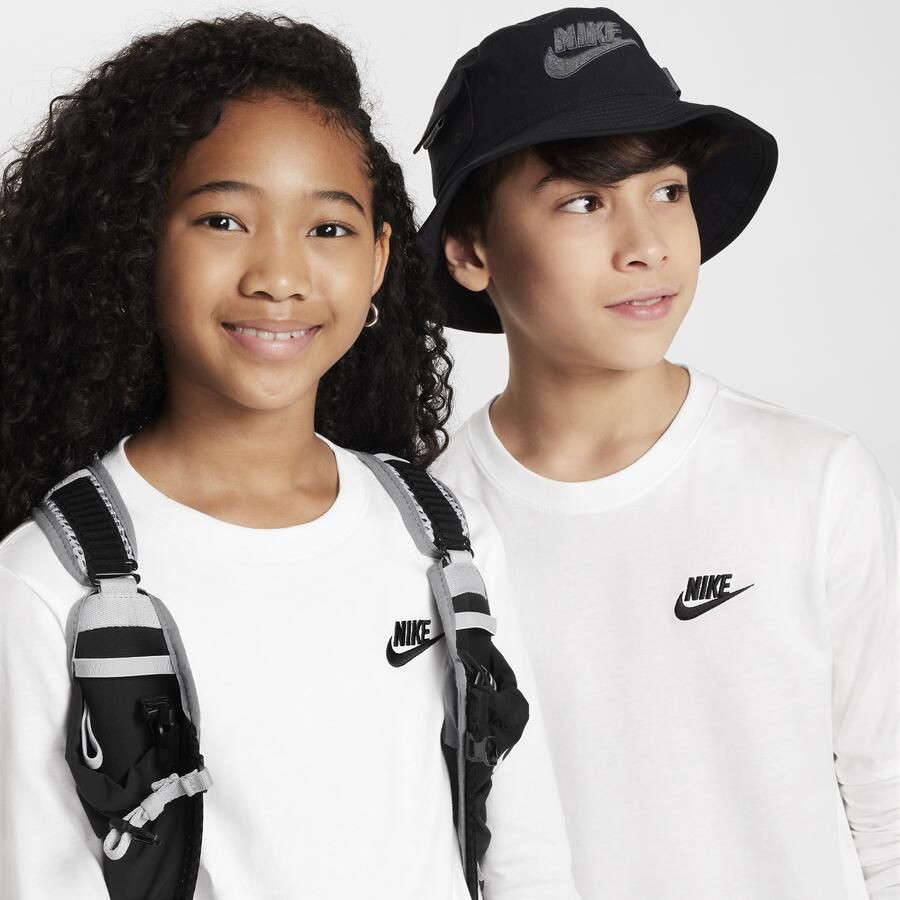 Nike T-shirt met lange mouwen voor kids Wit