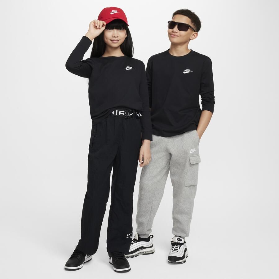 Nike T-shirt met lange mouwen voor kids Zwart - Foto 2