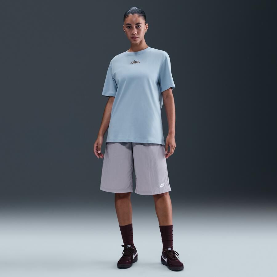Nike T-shirt voor dames Blauw - Foto 3