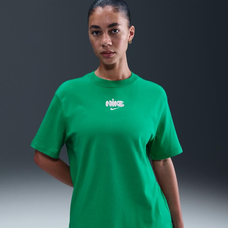 Nike T-shirt voor dames Groen - Foto 4