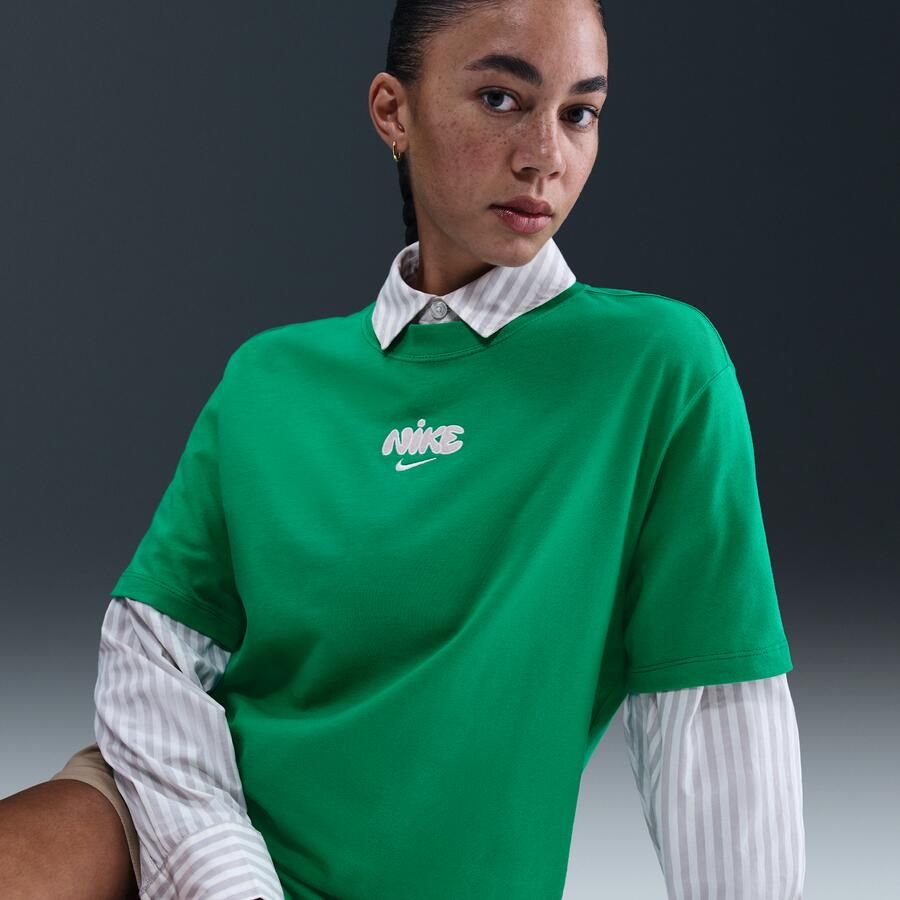Nike T-shirt voor dames Groen - Foto 2