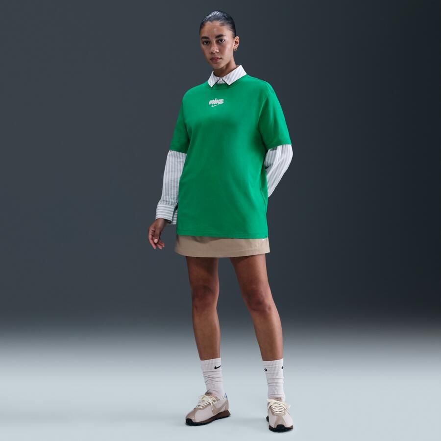Nike T-shirt voor dames Groen - Foto 3