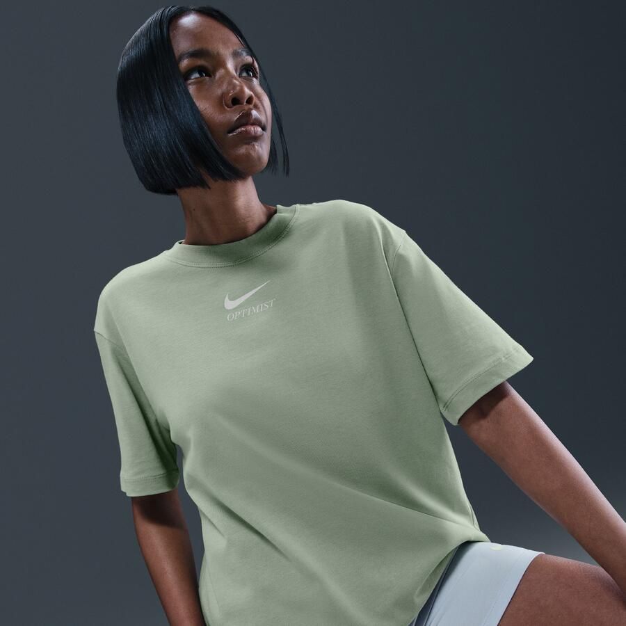 Nike T-shirt voor dames Groen - Foto 2