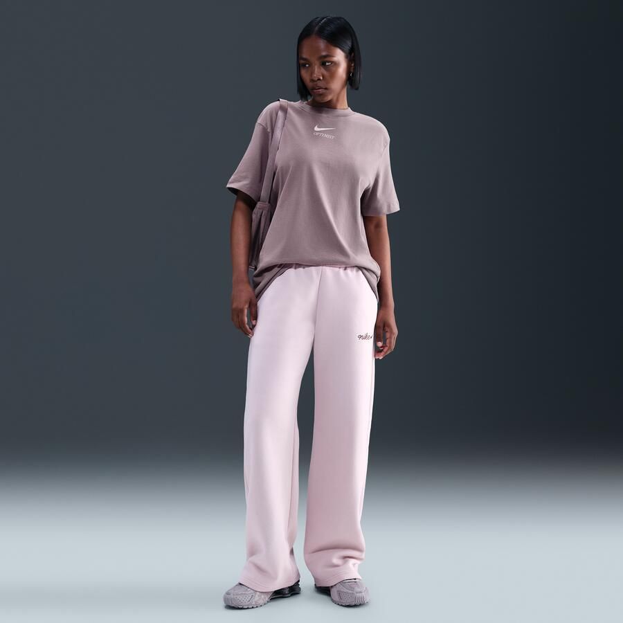 Nike T-shirt voor dames Roze - Foto 3