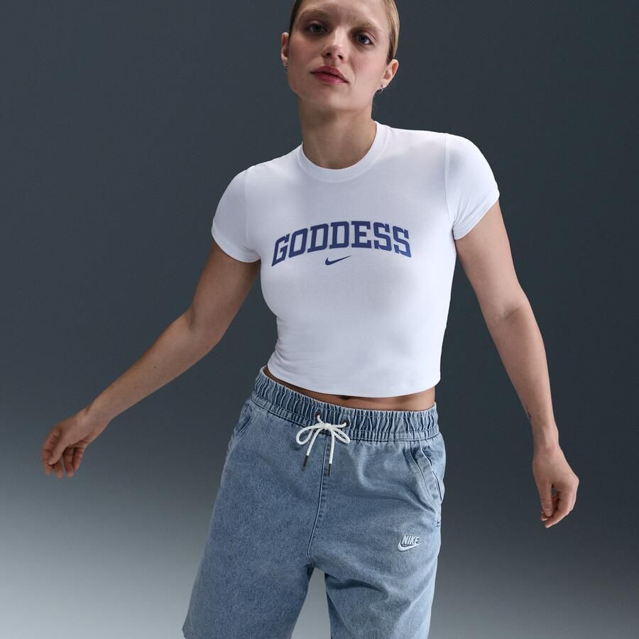 Nike Sportswear T-shirt voor dames Wit - Foto 2