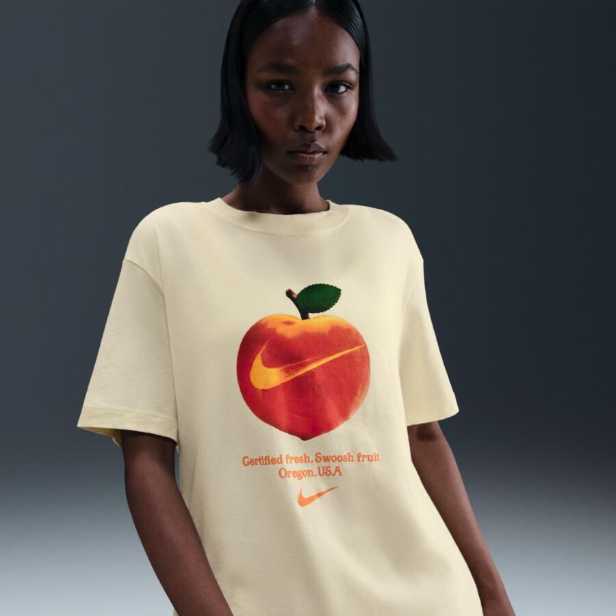 Nike T-shirt voor dames Wit - Foto 4