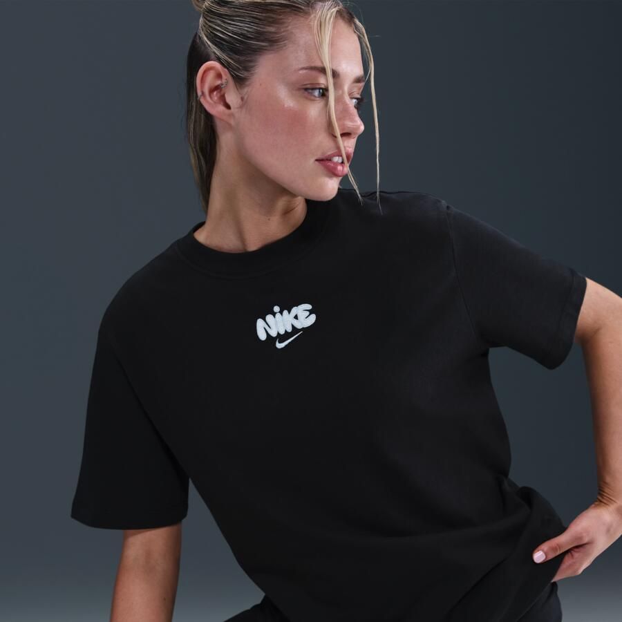 Nike Sportswear T-shirt voor dames Zwart - Foto 2