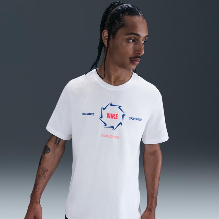 Nike T-shirt voor heren Wit - Foto 4