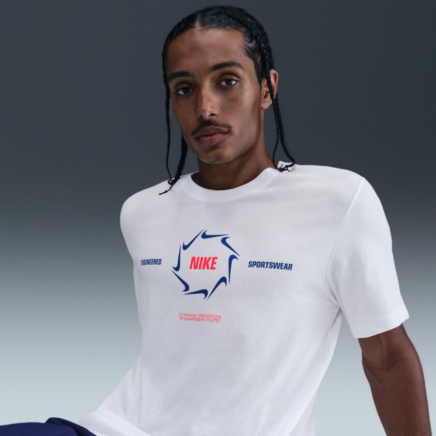 Nike T-shirt voor heren Wit - Foto 2