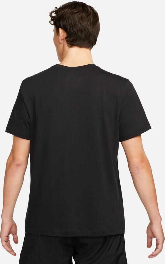 Nike Zwarte Katoenen Oversized T-shirts en Polos Black Unisex - Foto 2