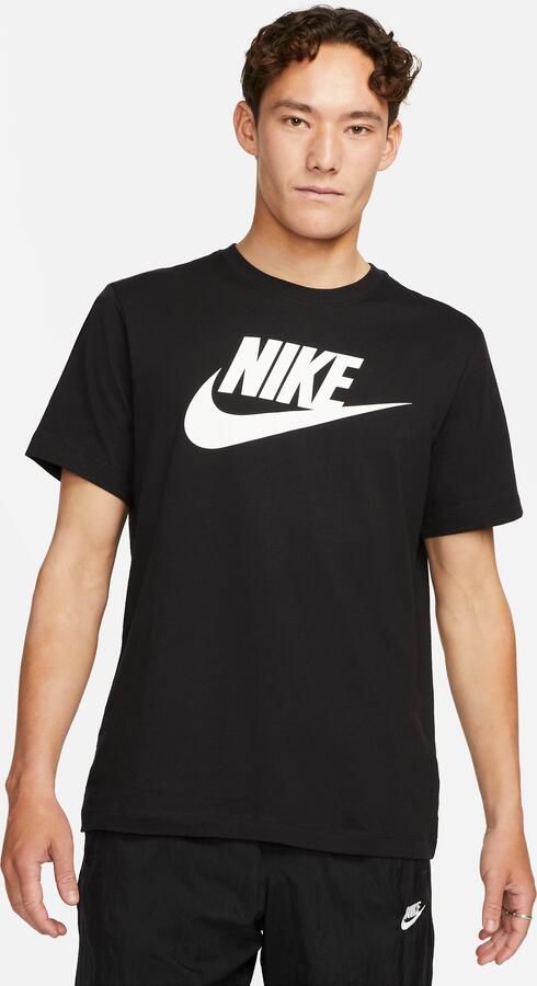 Nike Zwarte Katoenen Oversized T-shirts en Polos Black Unisex - Foto 7