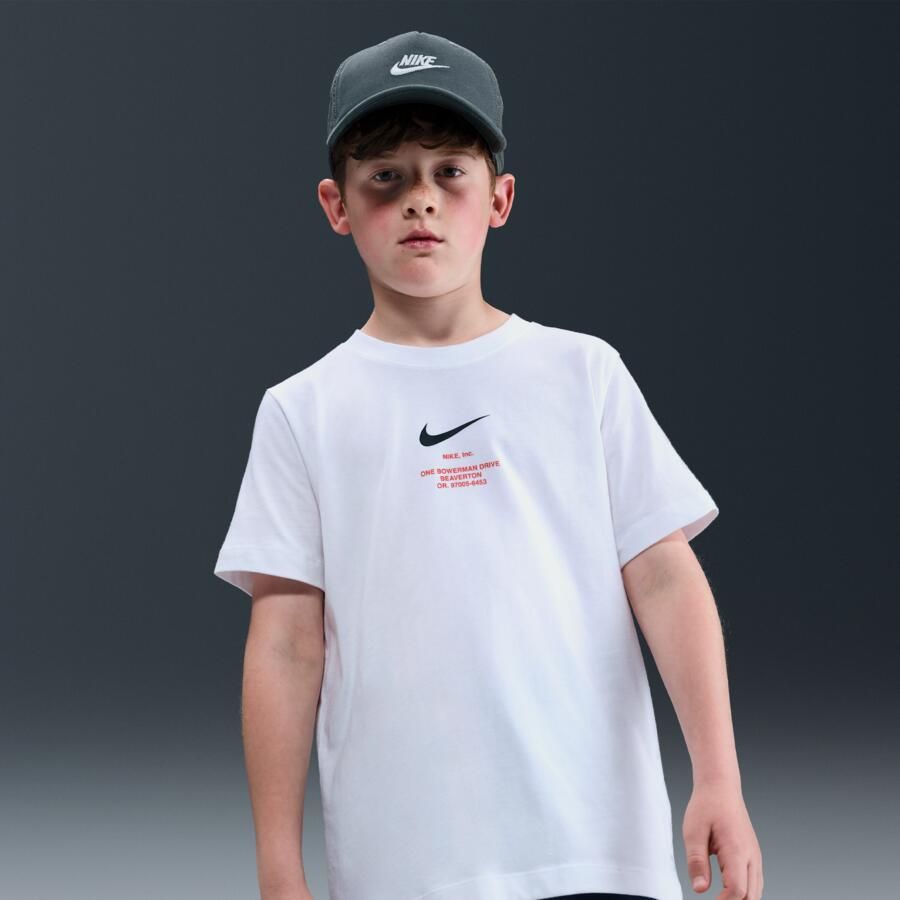 Nike T-shirt voor jongens Wit - Foto 4