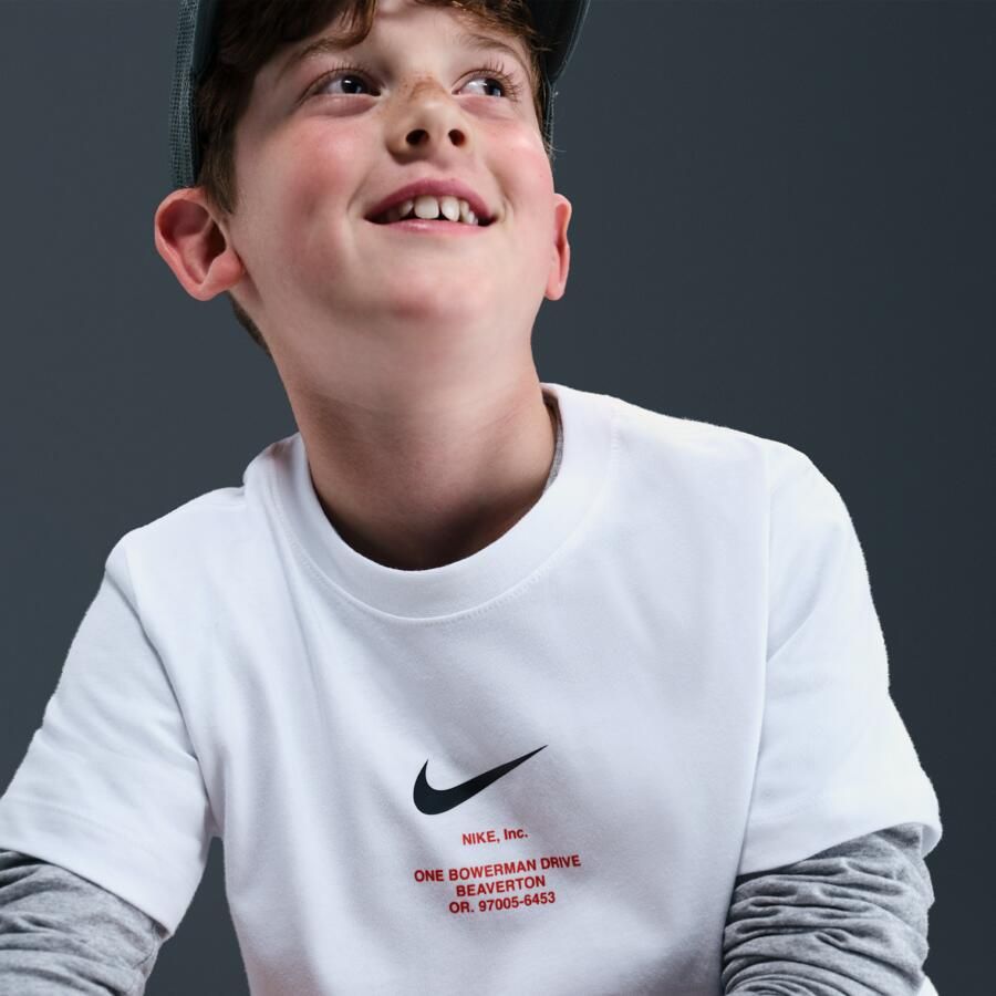 Nike T-shirt voor jongens Wit - Foto 2