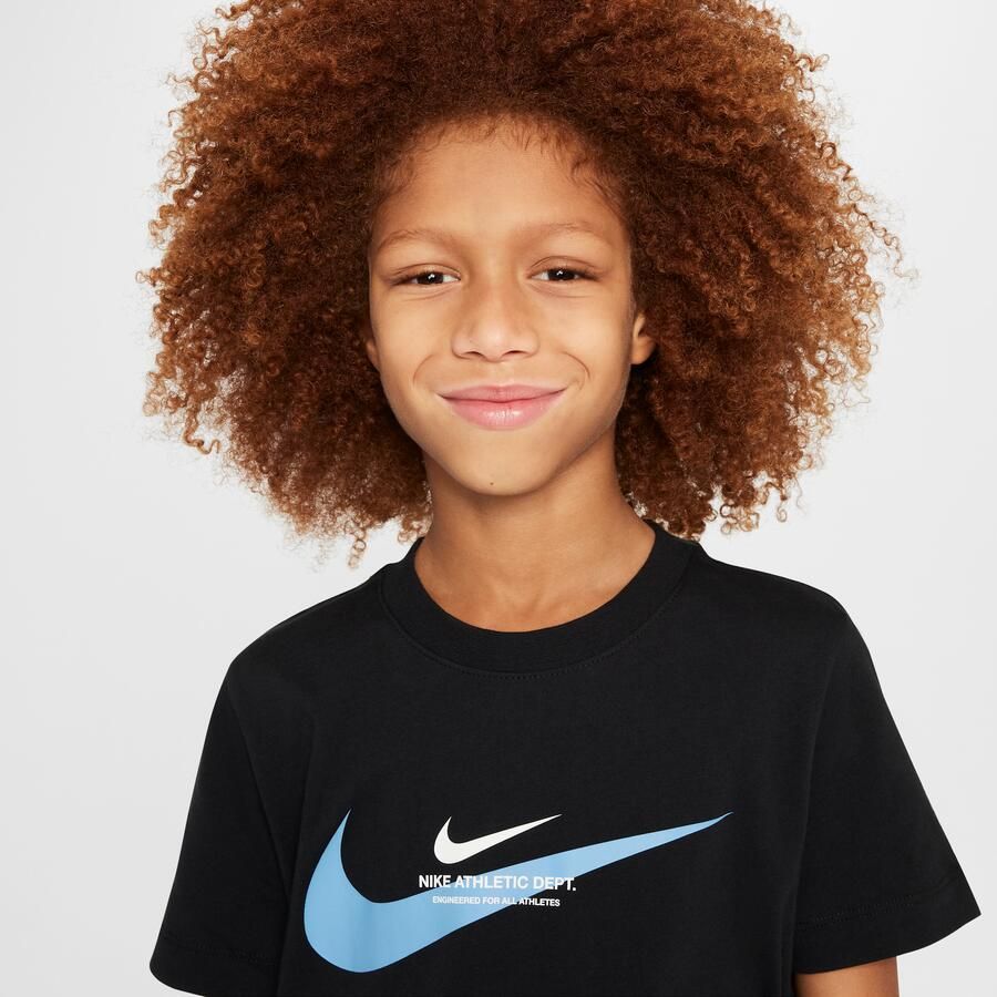 Nike T-shirt voor jongens Zwart