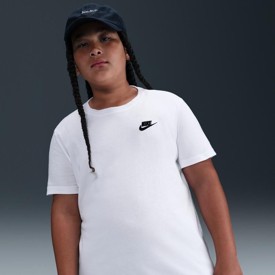 Nike T-shirt voor kids (ruimere maten) Wit - Foto 4