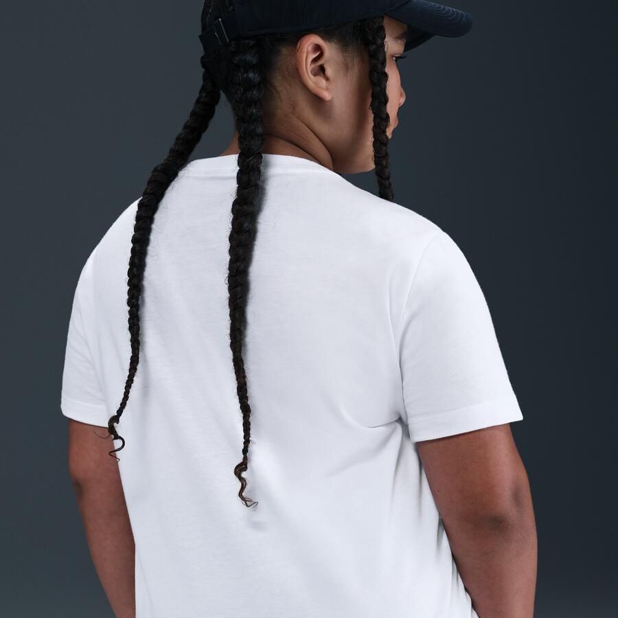 Nike T-shirt voor kids (ruimere maten) Wit