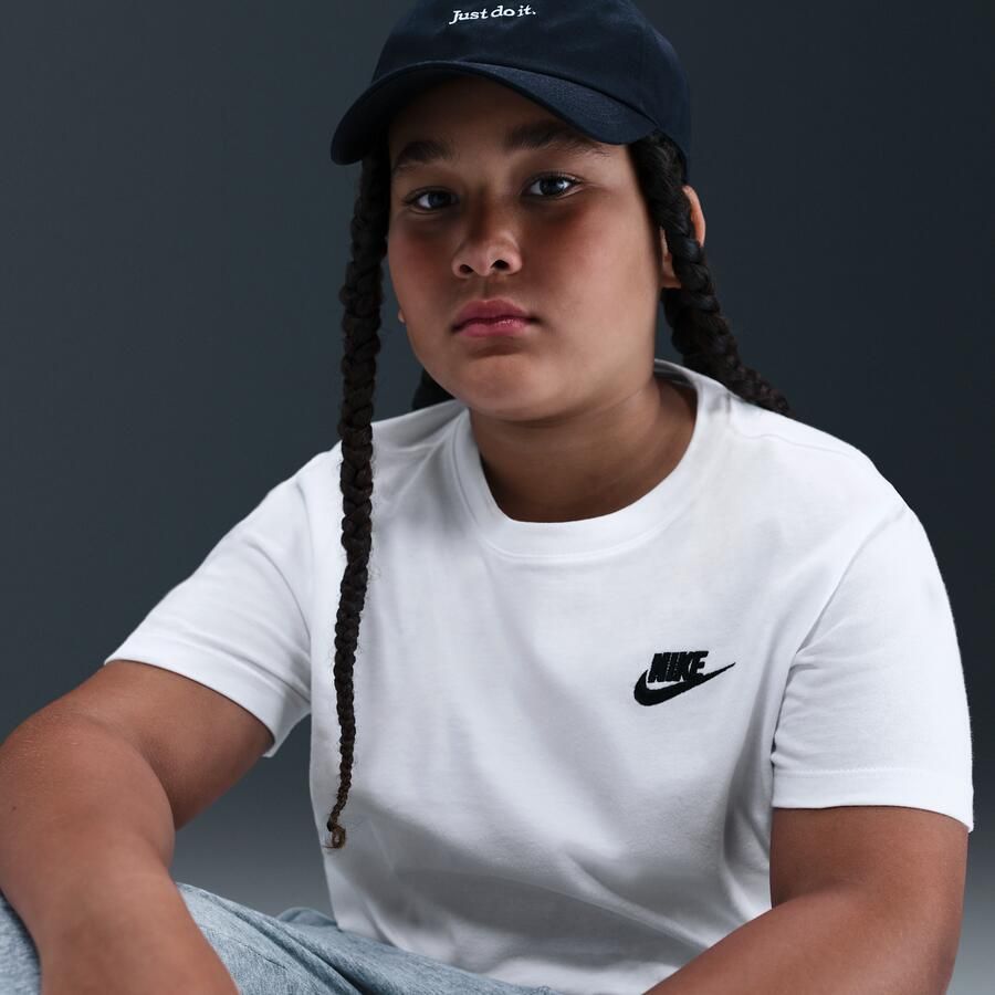 Nike T-shirt voor kids (ruimere maten) Wit - Foto 2