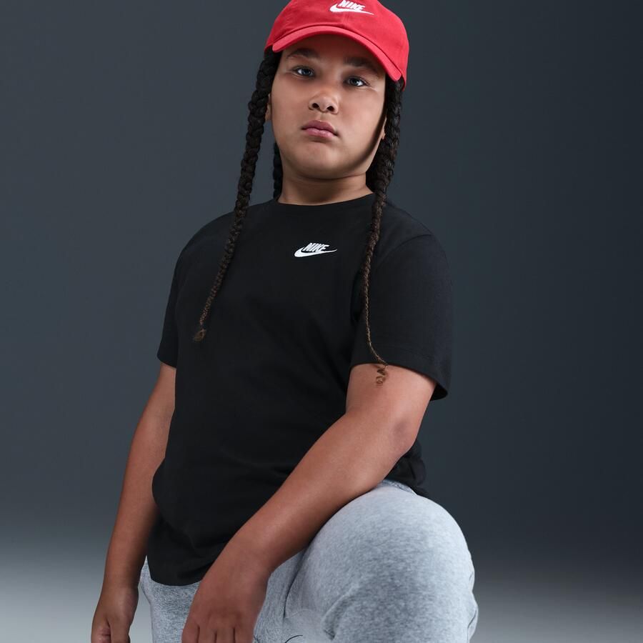 Nike T-shirt voor kids (ruimere maten) Zwart - Foto 2