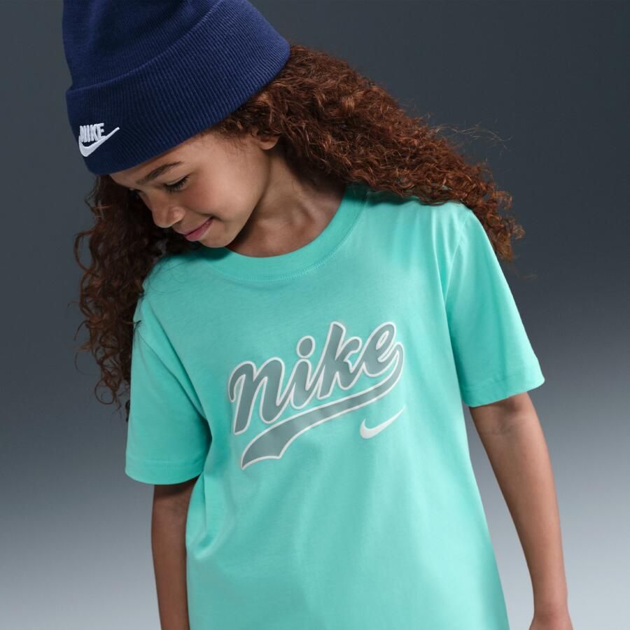 Nike T-shirt voor meisjes Groen - Foto 4