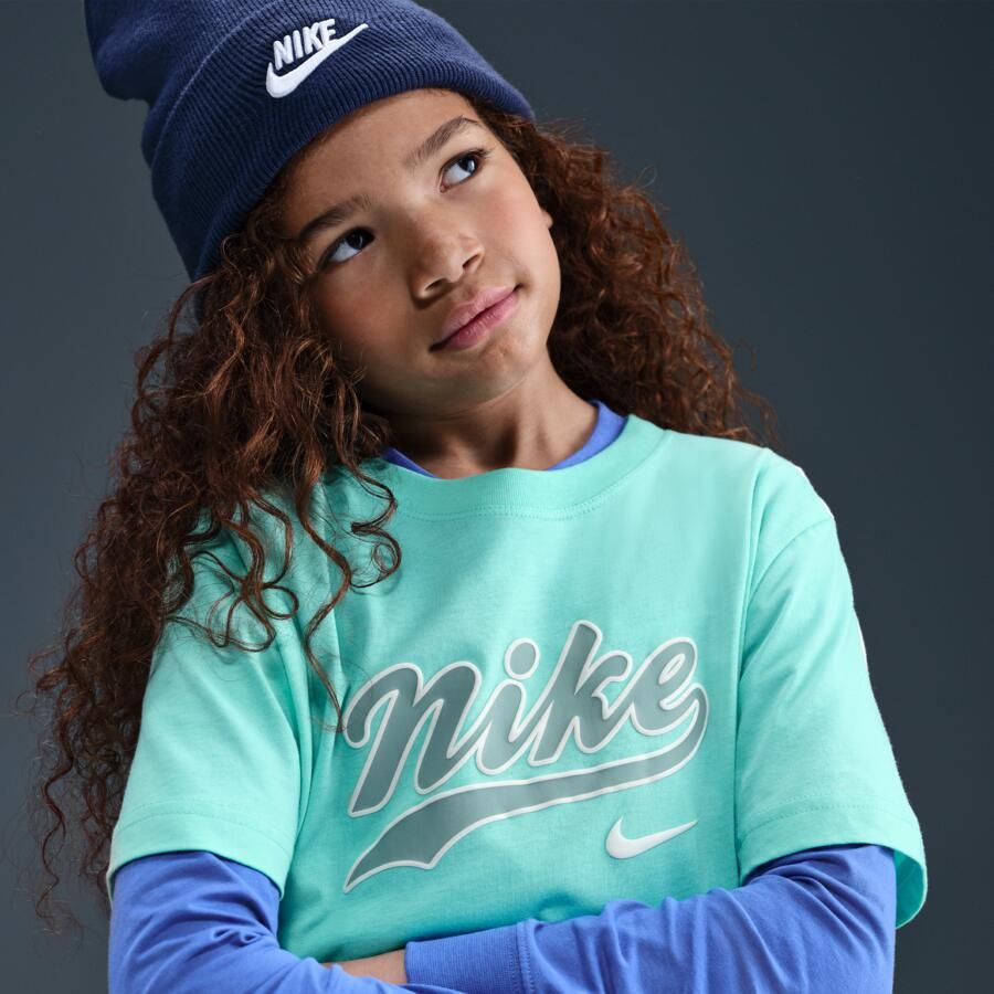Nike T-shirt voor meisjes Groen - Foto 2