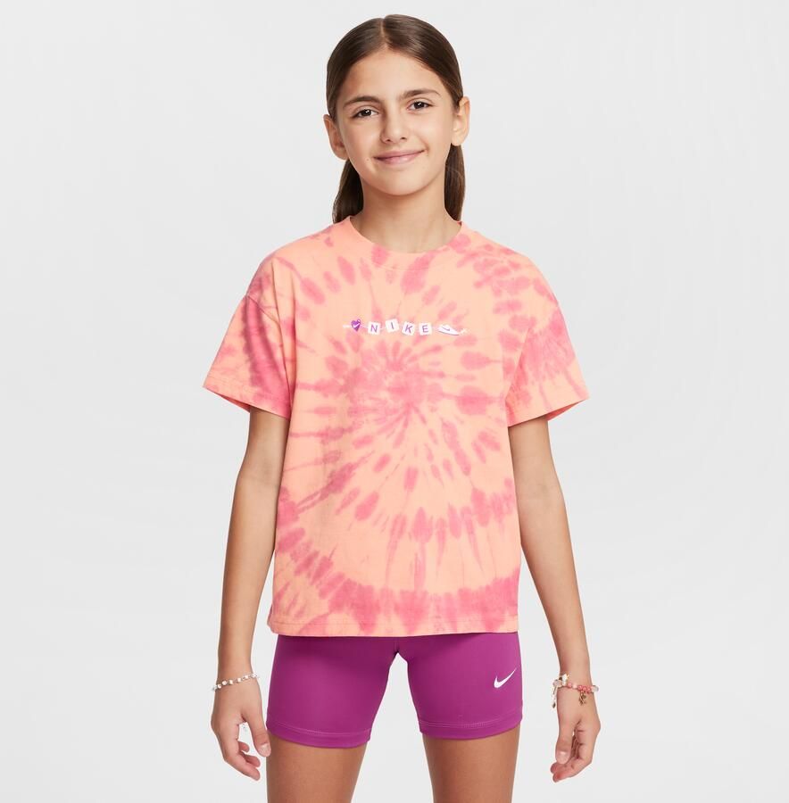 Nike Sportswear T-shirt voor meisjes Oranje - Foto 4