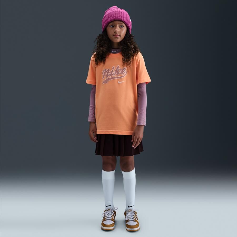 Nike T-shirt voor meisjes Oranje - Foto 3