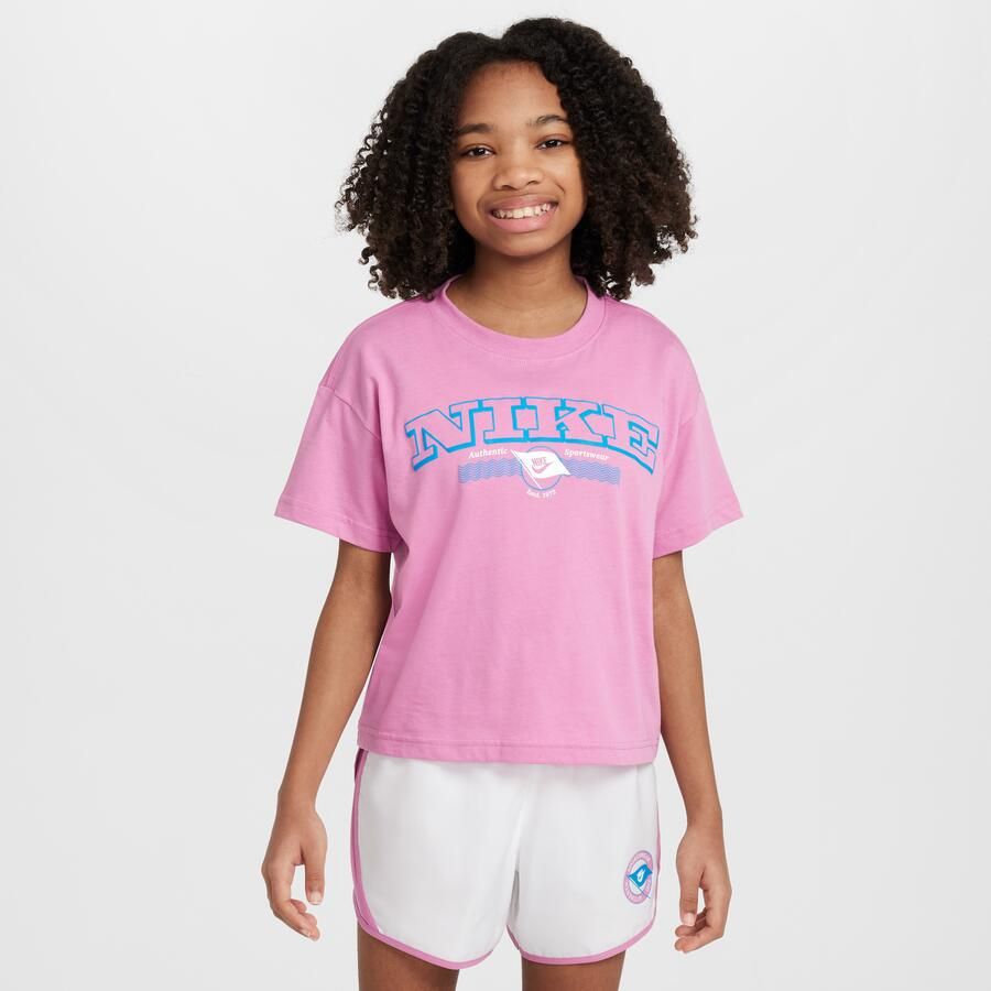 Nike Sportswear T-shirt voor meisjes Roze - Foto 4