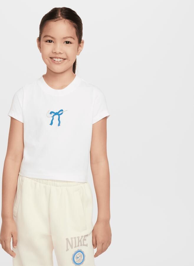 Nike Sportswear T-shirt voor meisjes Wit - Foto 4