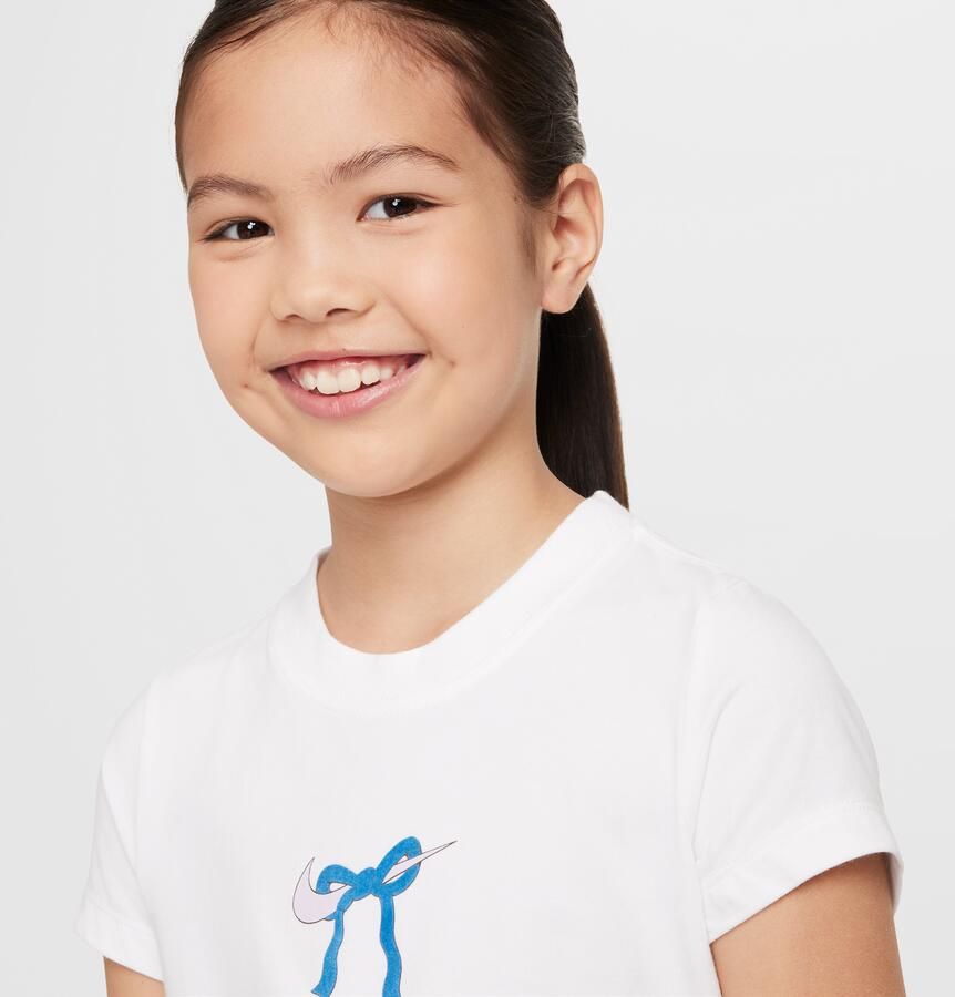 Nike Sportswear T-shirt voor meisjes Wit - Foto 3