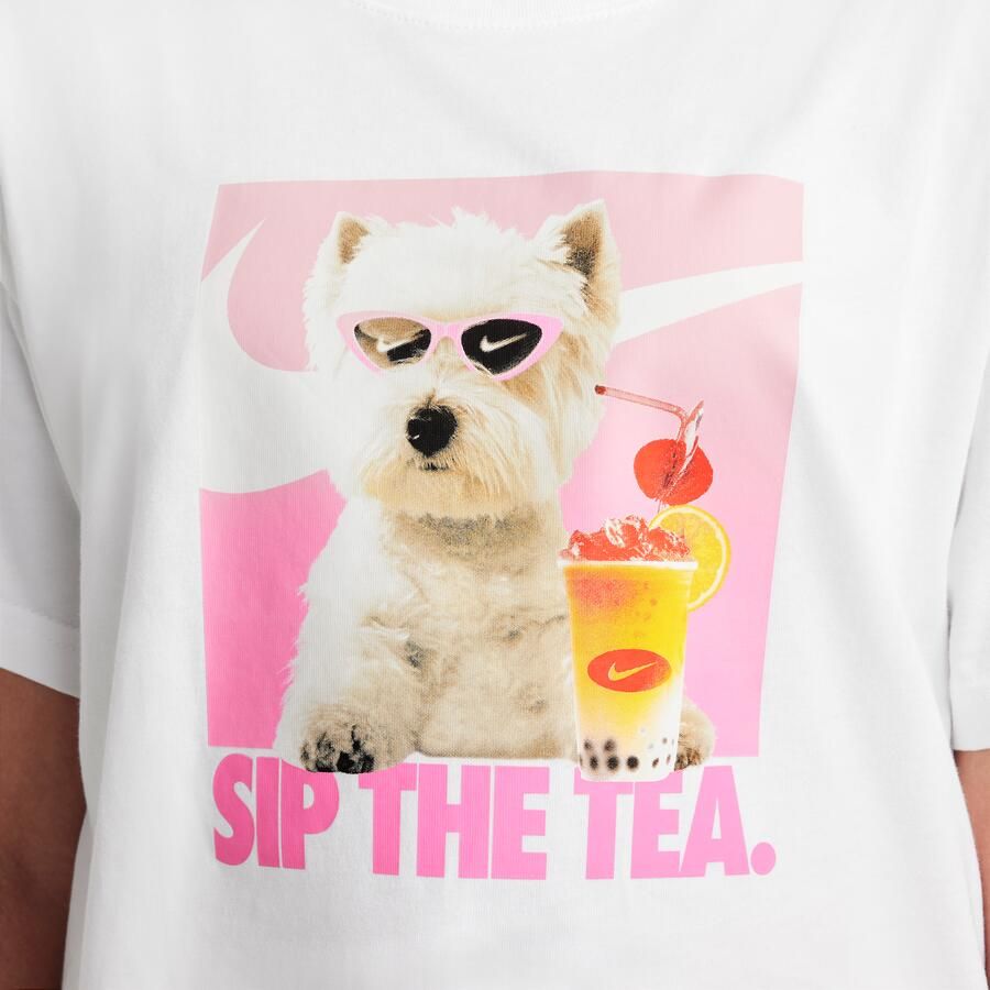 Nike Sportswear T-shirt voor meisjes Wit - Foto 2