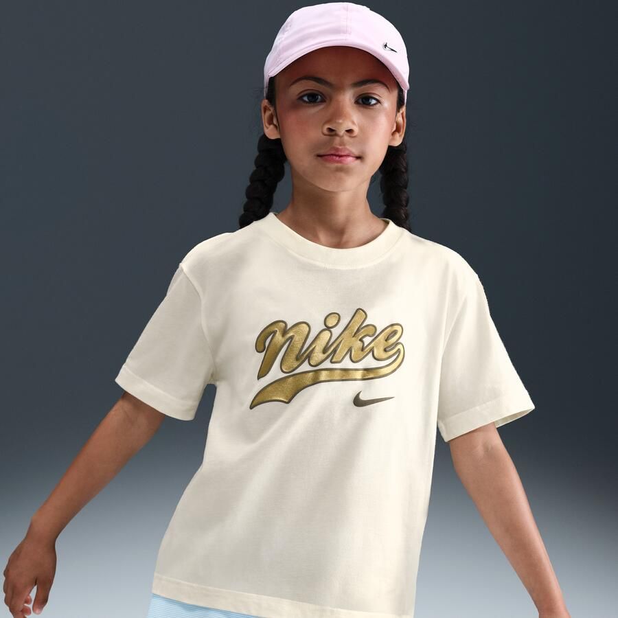Nike Sportswear T-shirt voor meisjes Wit - Foto 4