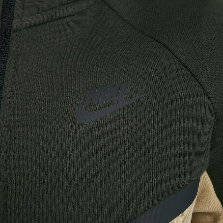 Nike Sportswear Tech Fleece Hoodie met rits voor kids Bruin - Foto 2