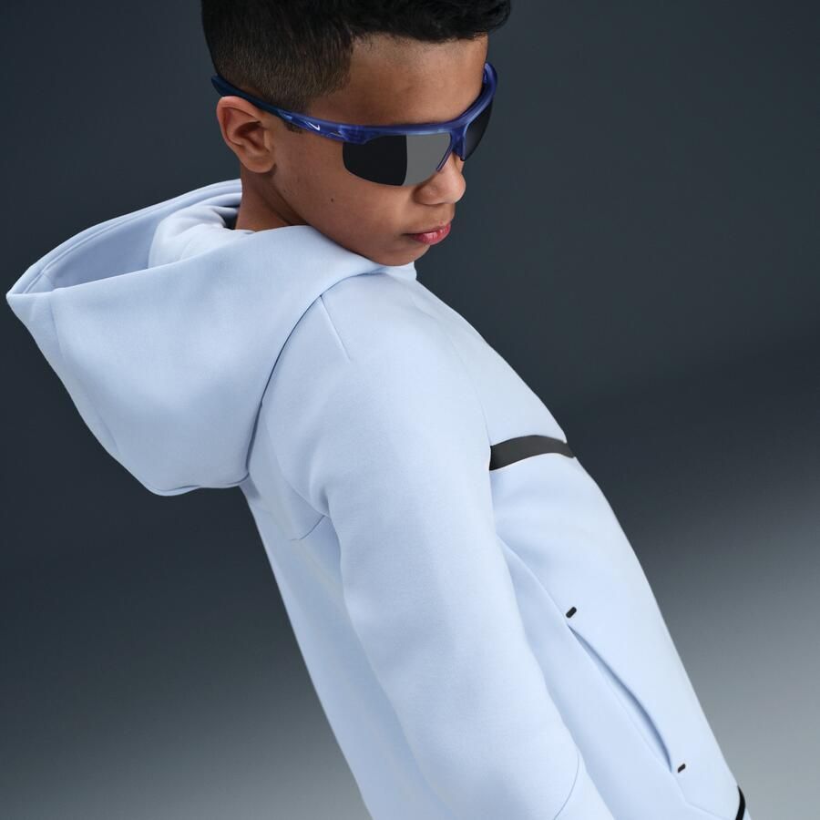 Nike Sportswear Tech Fleece Hoodie met rits voor kids Grijs