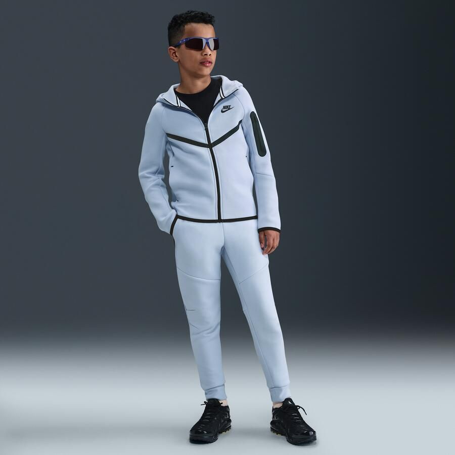 Nike Sportswear Tech Fleece Hoodie met rits voor kids Grijs - Foto 3