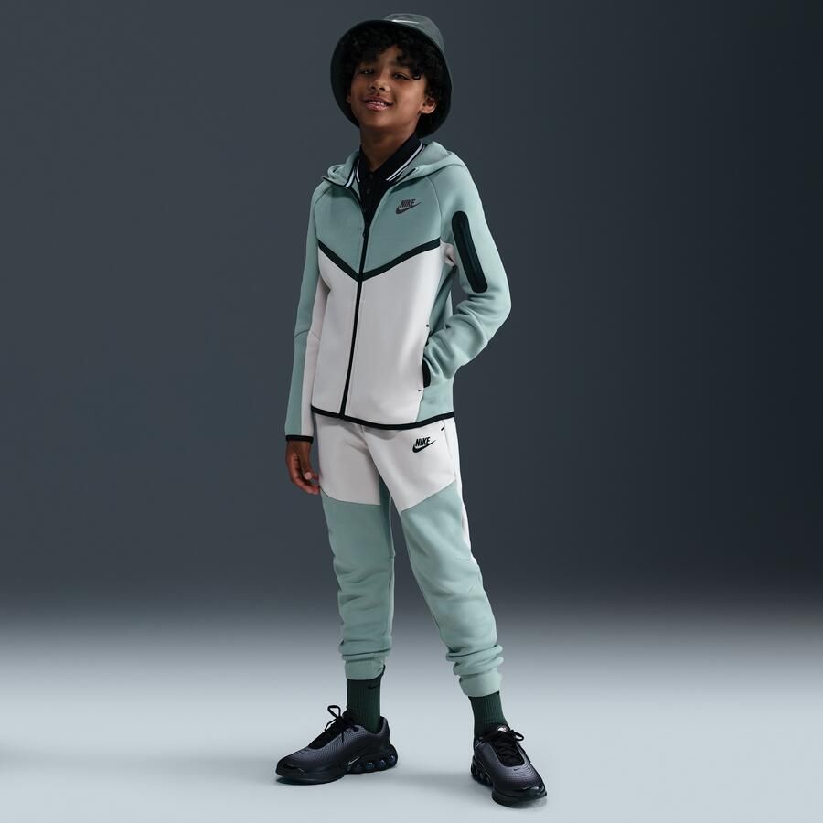 Nike Sportswear Tech Fleece Hoodie met rits voor kids Grijs - Foto 3