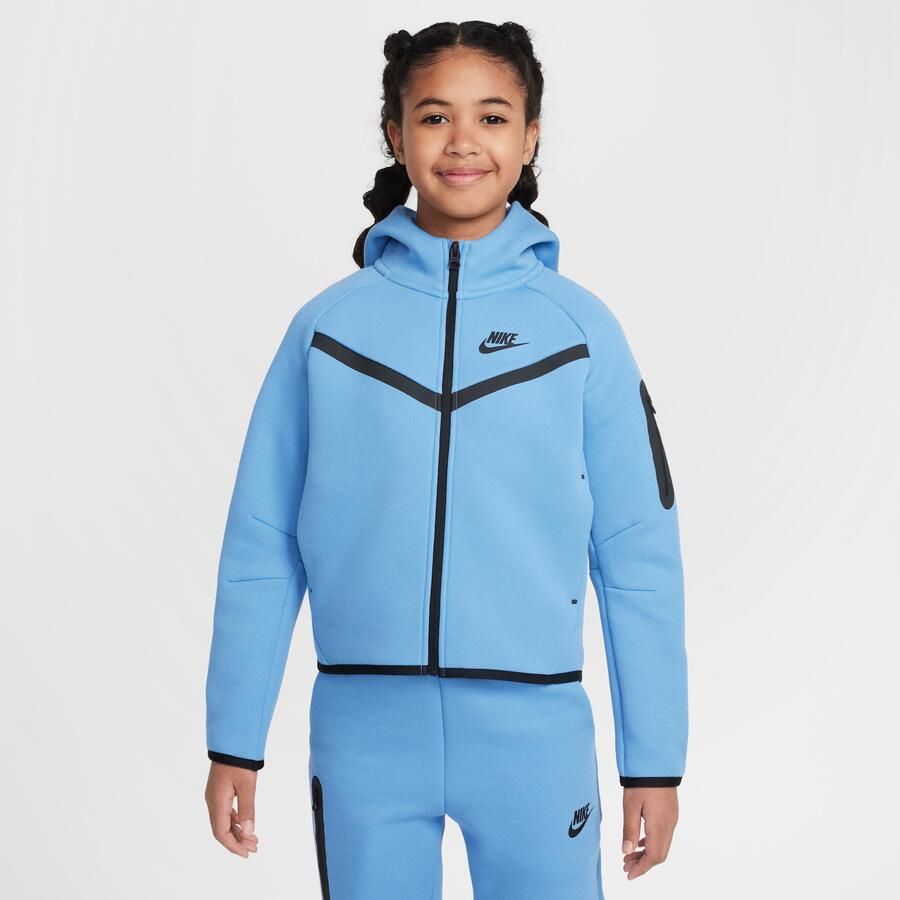 Nike Sportswear Tech Fleece hoodie met rits voor Blauw - Foto 4
