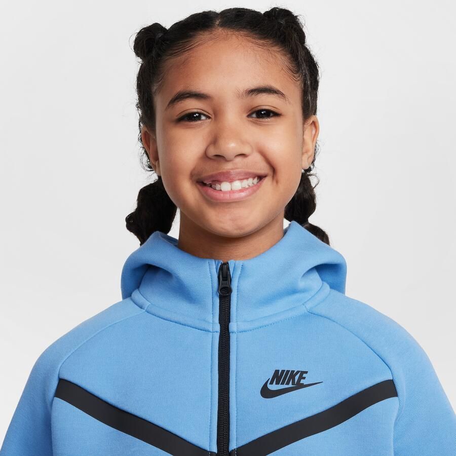 Nike Sportswear Tech Fleece hoodie met rits voor Blauw