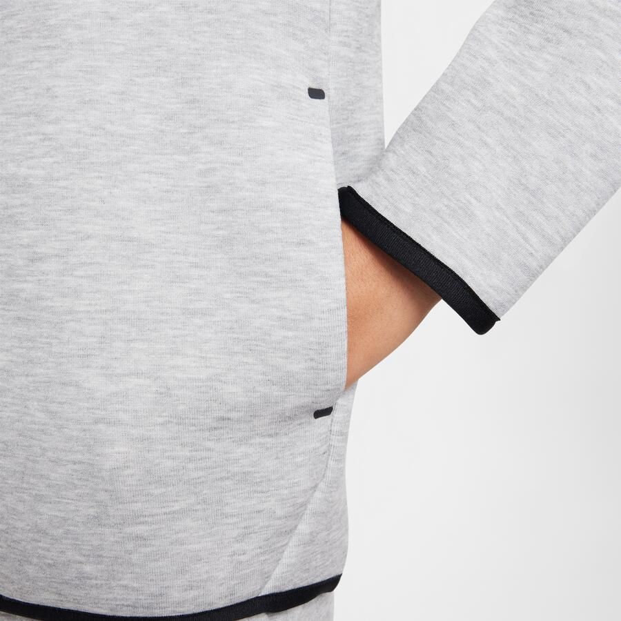 Nike Tech Fleece hoodie met rits voor meisjes Grijs - Foto 2