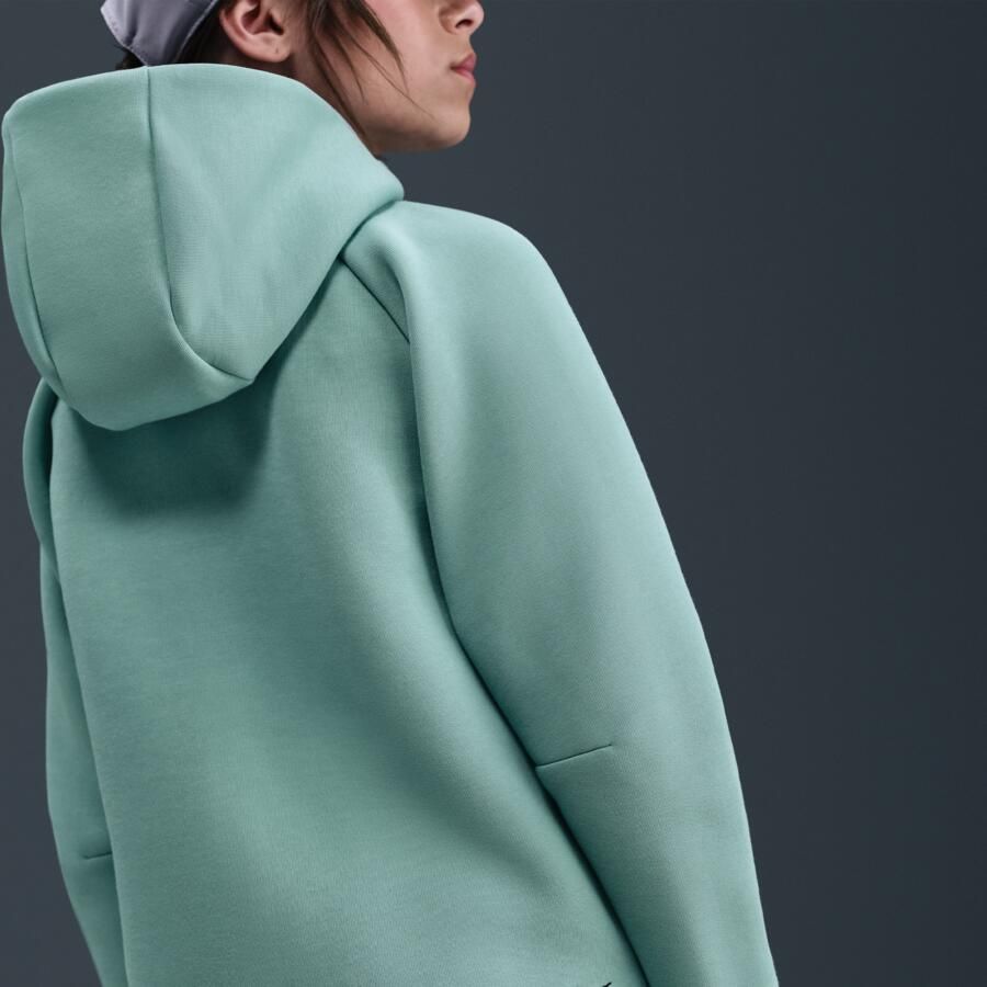 Nike Tech Fleece hoodie met rits voor meisjes Groen