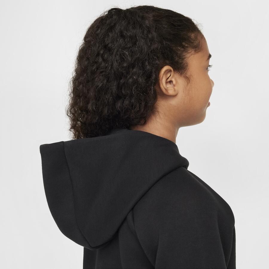 Nike Tech Fleece hoodie met rits voor meisjes Zwart - Foto 2