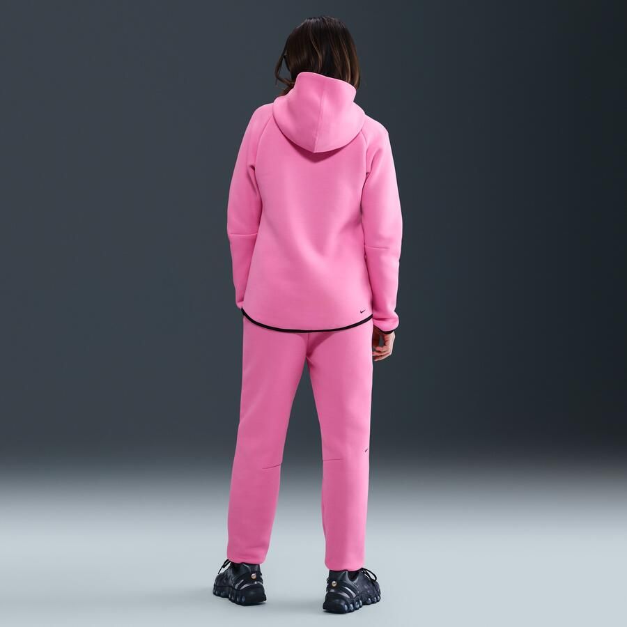 Nike Tech Fleece joggingbroek met halfhoge taille voor dames Roze - Foto 3
