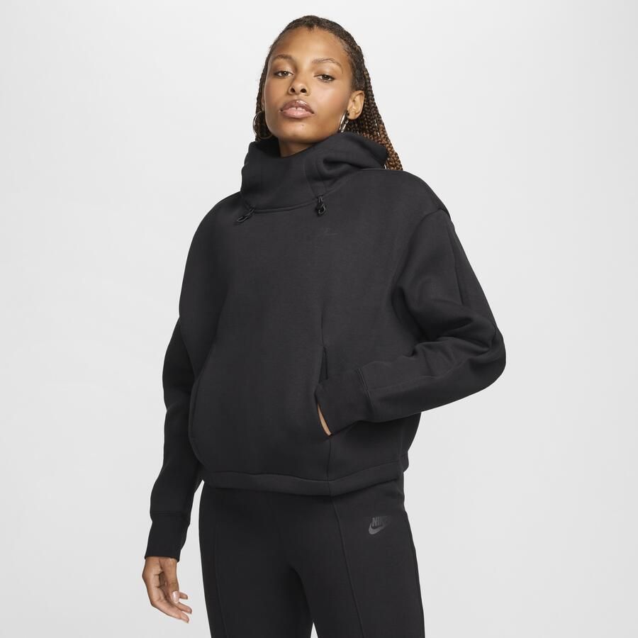Nike Sportswear Tech Fleece oversized dameshoodie Zwart - Foto 3