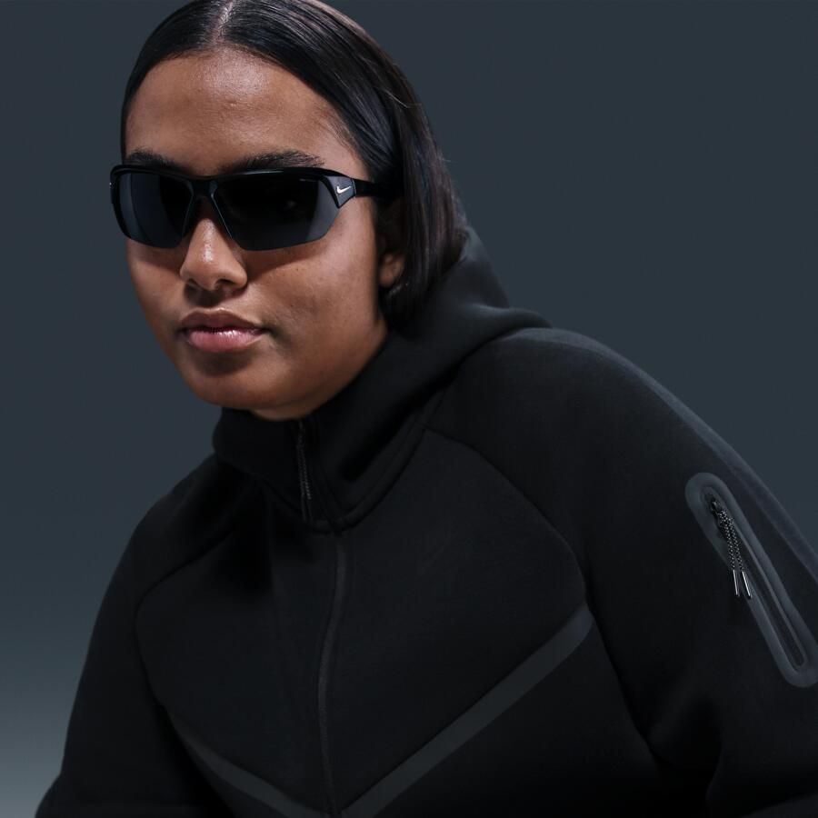 Nike Tech Fleece Windrunner Hoodie met rits voor dames (Plus Size) Zwart - Foto 2