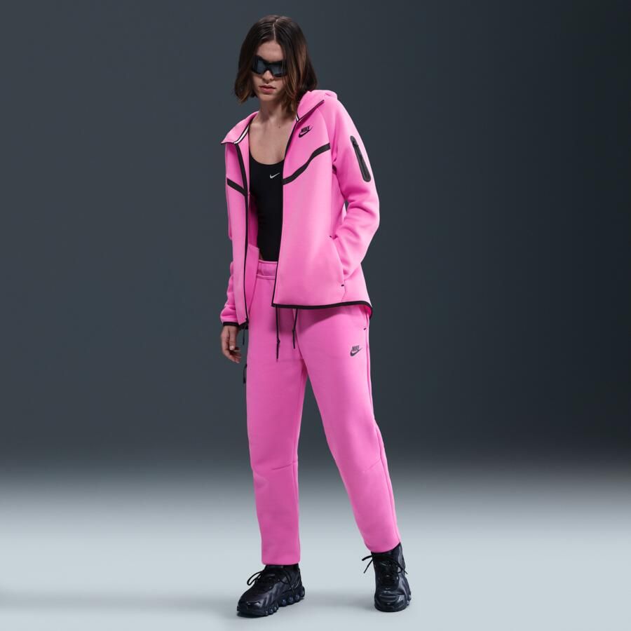 Nike Sportswear Tech Fleece Windrunner hoodie met rits voor dames Roze - Foto 3