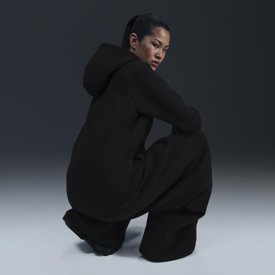 Nike Sportswear Tech Fleece Windrunner hoodie met rits voor dames Zwart - Foto 4