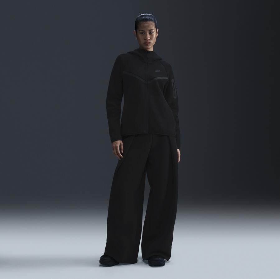 Nike Sportswear Tech Fleece Windrunner hoodie met rits voor dames Zwart - Foto 3