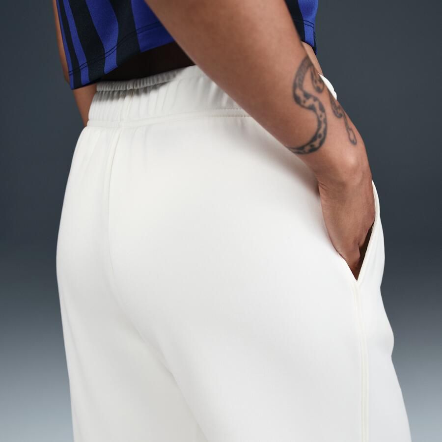 Nike trainingsbroek met wijde pijpen en halfhoge taille voor dames Wit - Foto 2