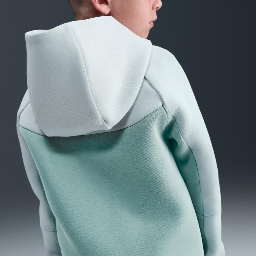 Nike Sportswear tweedelige set van Tech Fleece met rits over de hele lengte voor kleuters Groen - Foto 2