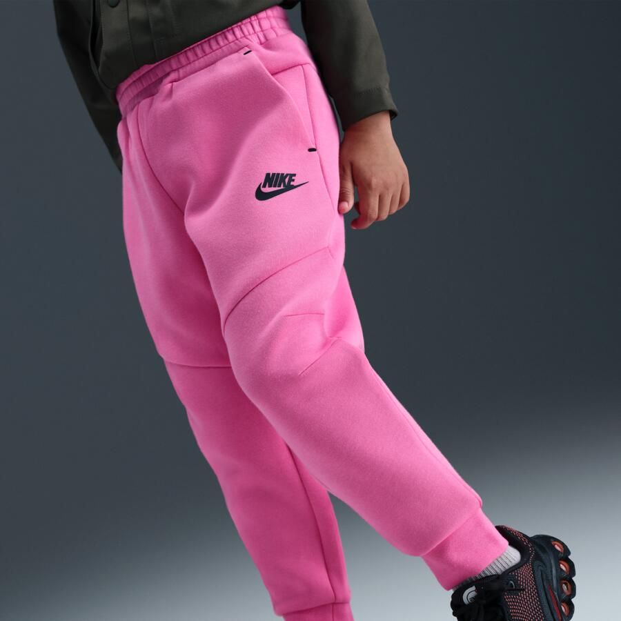 Nike tweedelige set van Tech Fleece met rits over de hele lengte voor kleuters Roze - Foto 3